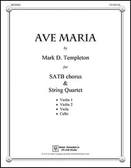 Ave Maria Instrumental Parts choral sheet music cover Thumbnail